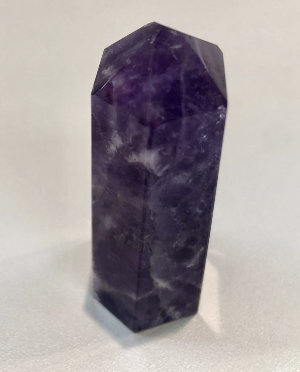 アメジスト　天然石　紫水晶　パワーストーン　原石　六角柱　_画像2