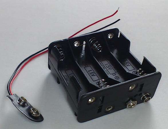 電池ボックス　単３x８本用　12V　バッテリースナップ付属_画像1
