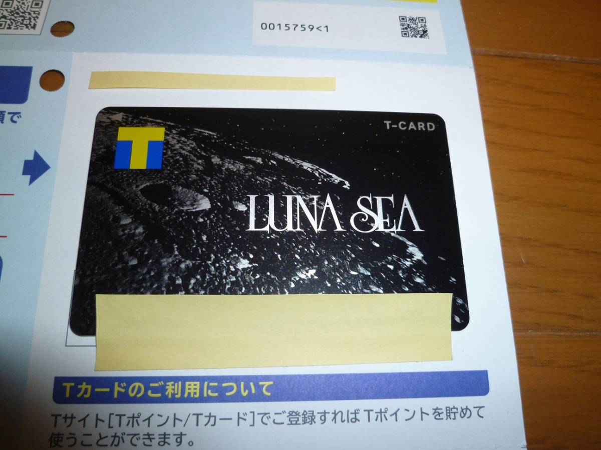 新品・未登録 LUNA SEA デザインTカード_画像1
