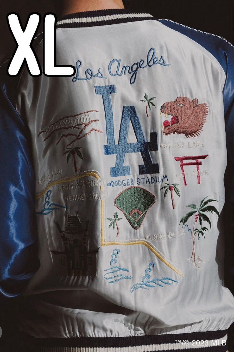 ビームス テーラー東洋 XL BEAMS ドジャース MLB スカジャン ロサンゼルスビンテージ ジャケットの画像1