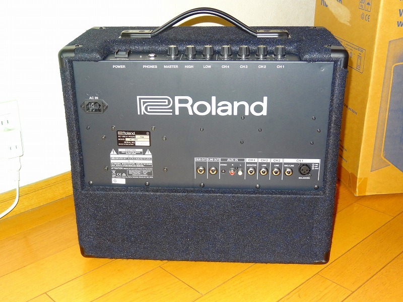 Ｒｏｌａｎｄ　キーボードアンプ　ＫＣ－２００　動作ＯＫ　付属品一式付　美品_画像6