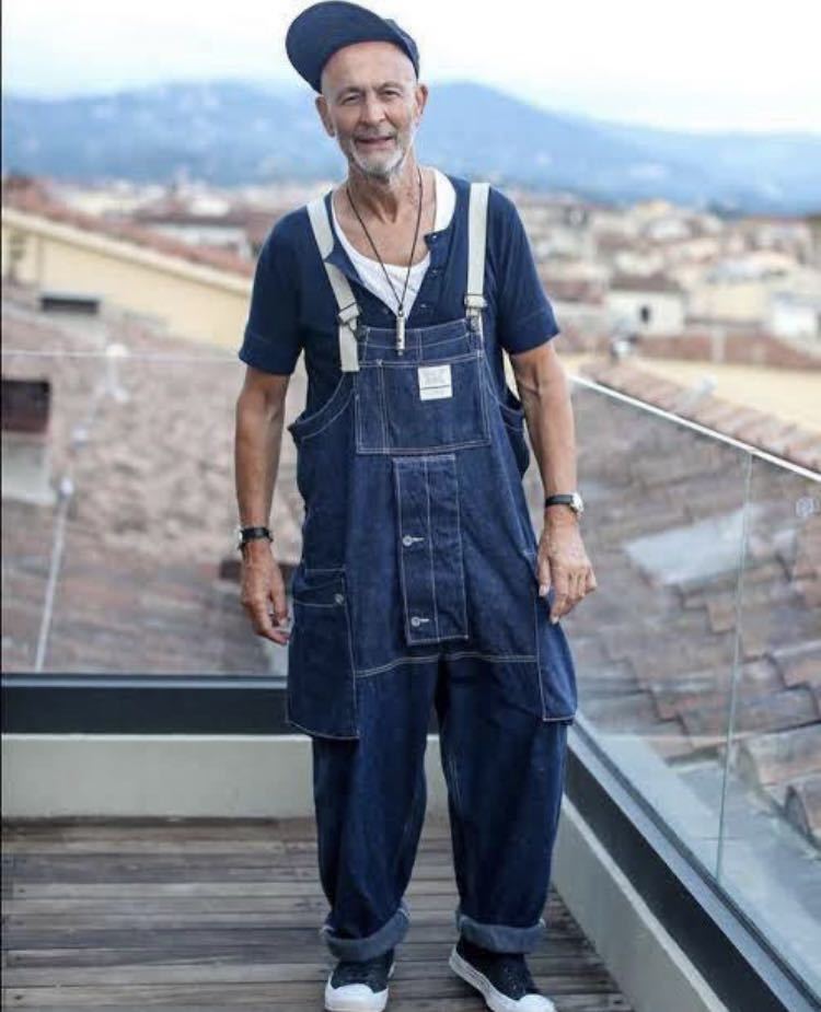 1円スタートNigel Cabourn LYBRO NAVAL DUNGAREE オーバーオール 48 ナイジェルケーボン デニム ライブロ ネイヴァル US NAVY ヴィンテージ_画像1