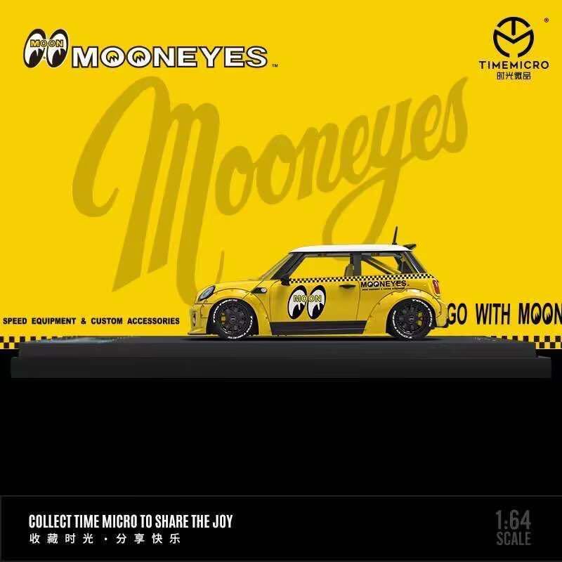 1/64 timemicro MINI cooper LBWK ミニクーパー　mooneyes ミニカー　フィギュア　コンテナ　セット_画像4