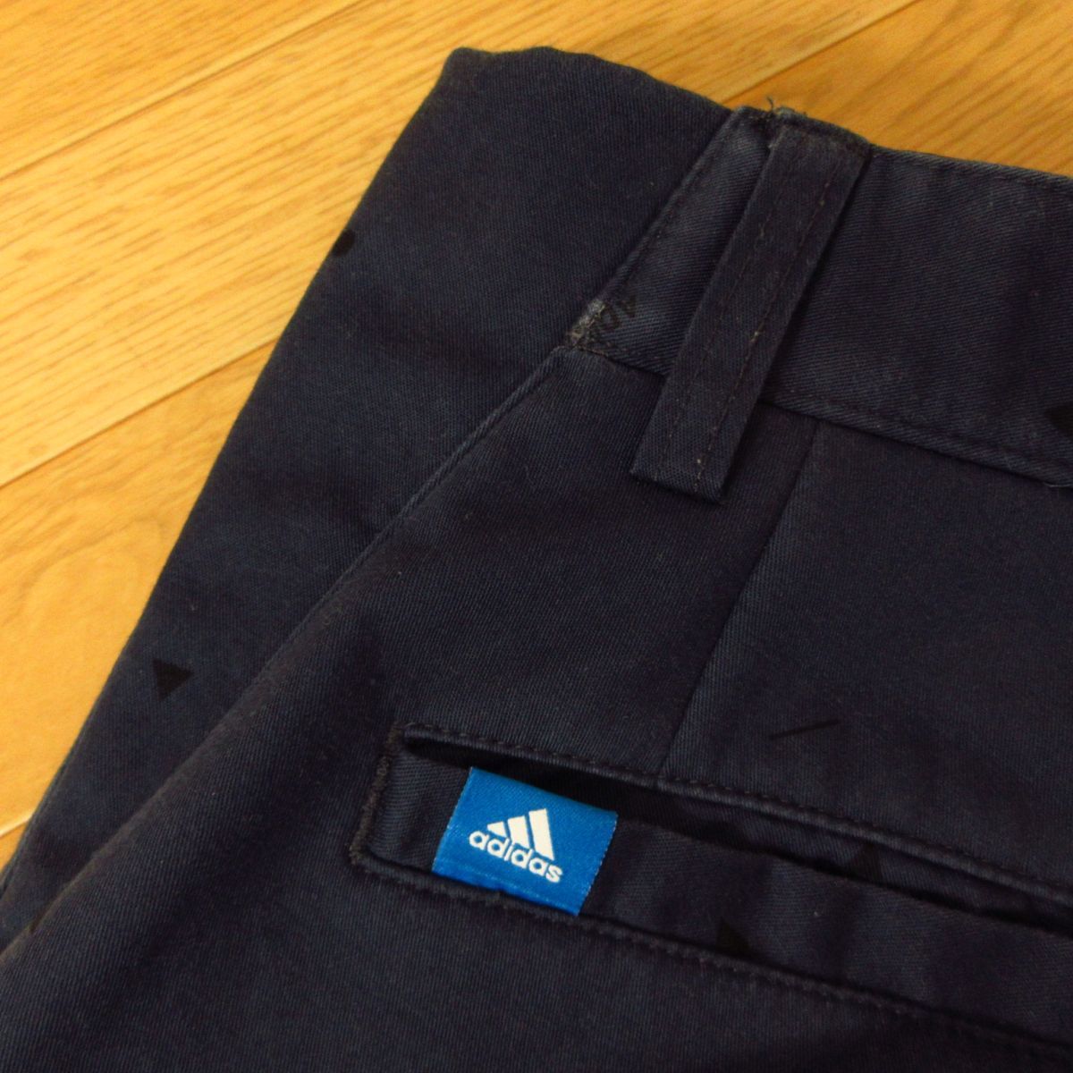 ◎adidas GOLF アディダス ゴルフ◆ストレッチパンツ スリムテーパード 裏起毛 秋冬用！◆メンズ 紺 76サイズ◆P3832_画像5