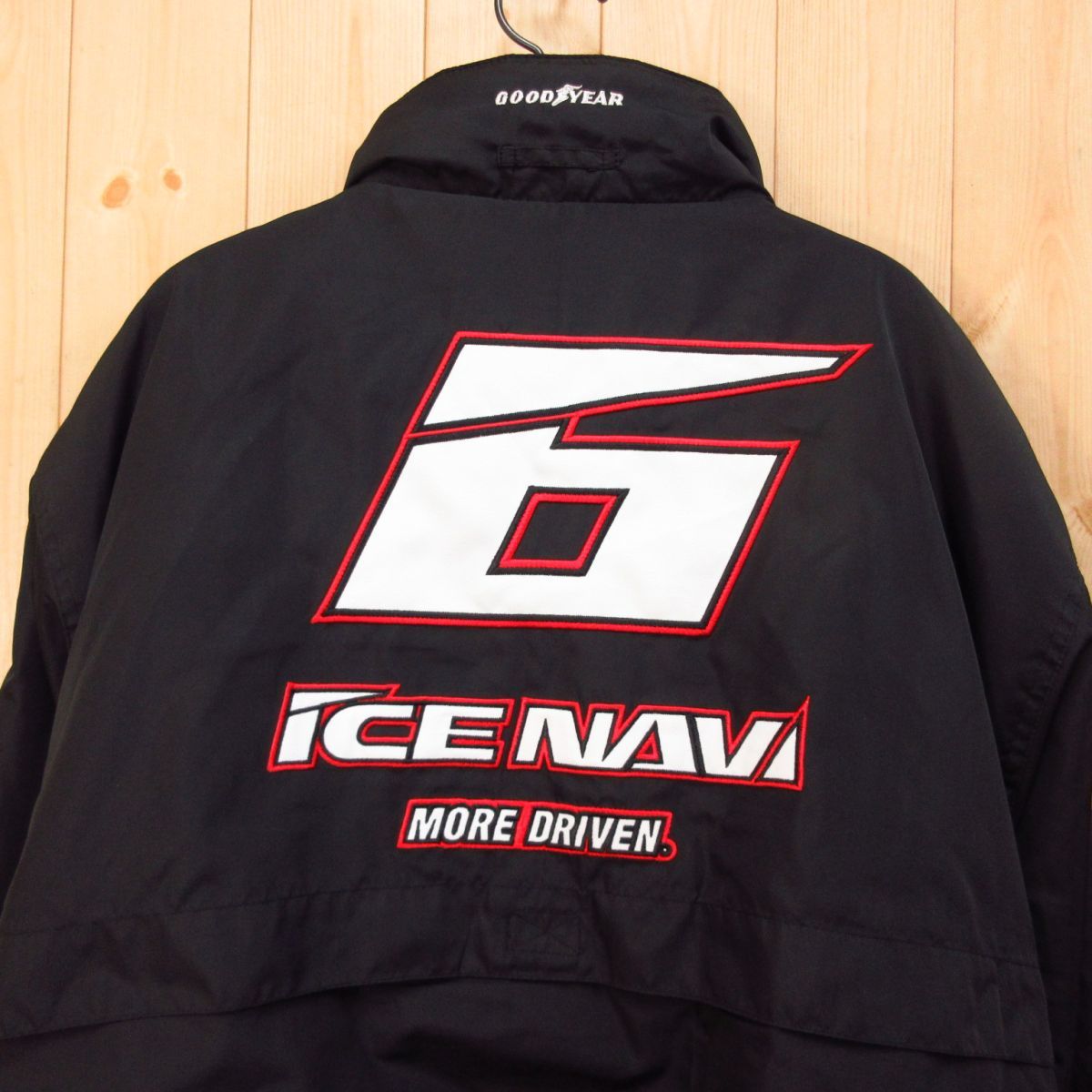 ◎美品！GOOD YEAR グッドイヤーICE NAVI 6 アイスナビ◆厚手中綿ジャケット 防寒 撥水 ユニフォーム 車◆メンズ 黒 XL LL◆A3544_画像3