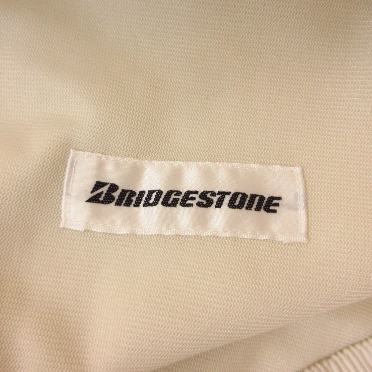 ◎美品！Bridgestone ブリヂストン◆ゴルフ 厚手ナイロンパンツ 裏起毛 撥水 秋冬 あたたかい！◆メンズ 白 Mサイズ◆P4039_画像7