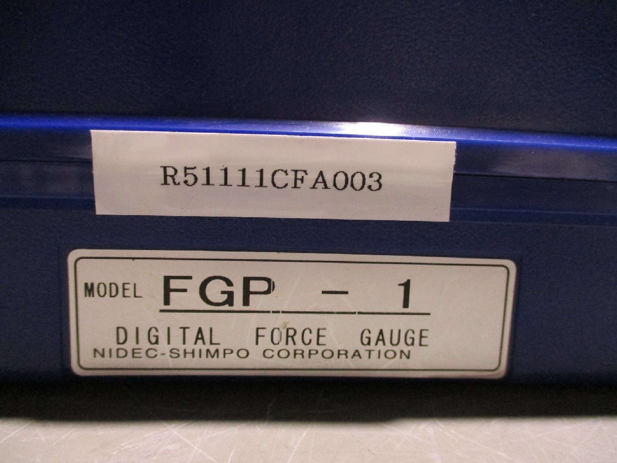 中古日本電産シンポ (SHIMPO) デジタルフォースゲージ FGP-1(R51111CFA003)_画像2