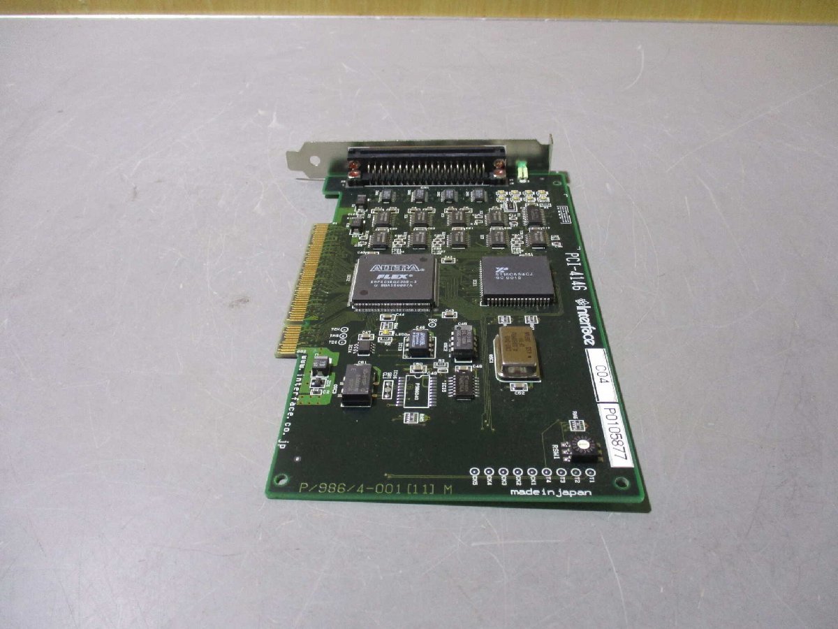 中古 INTERFACE PCI-4146 調歩同期 シリアル通信ボード (R51214EEB102)_画像6