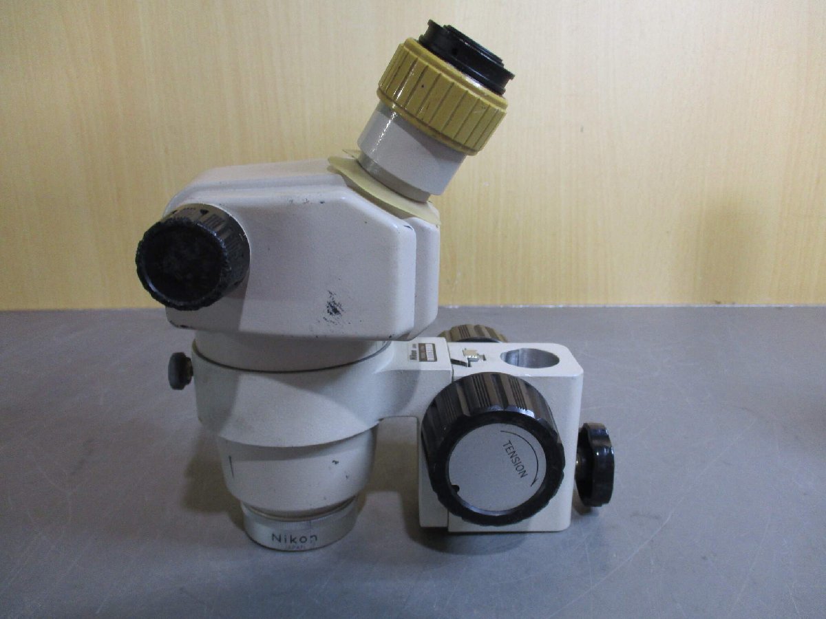 中古 NIKON SMZ-1 C-FMA 20X/12 0.5X 双眼実体顕微鏡 (AAJR51027B001)_画像3