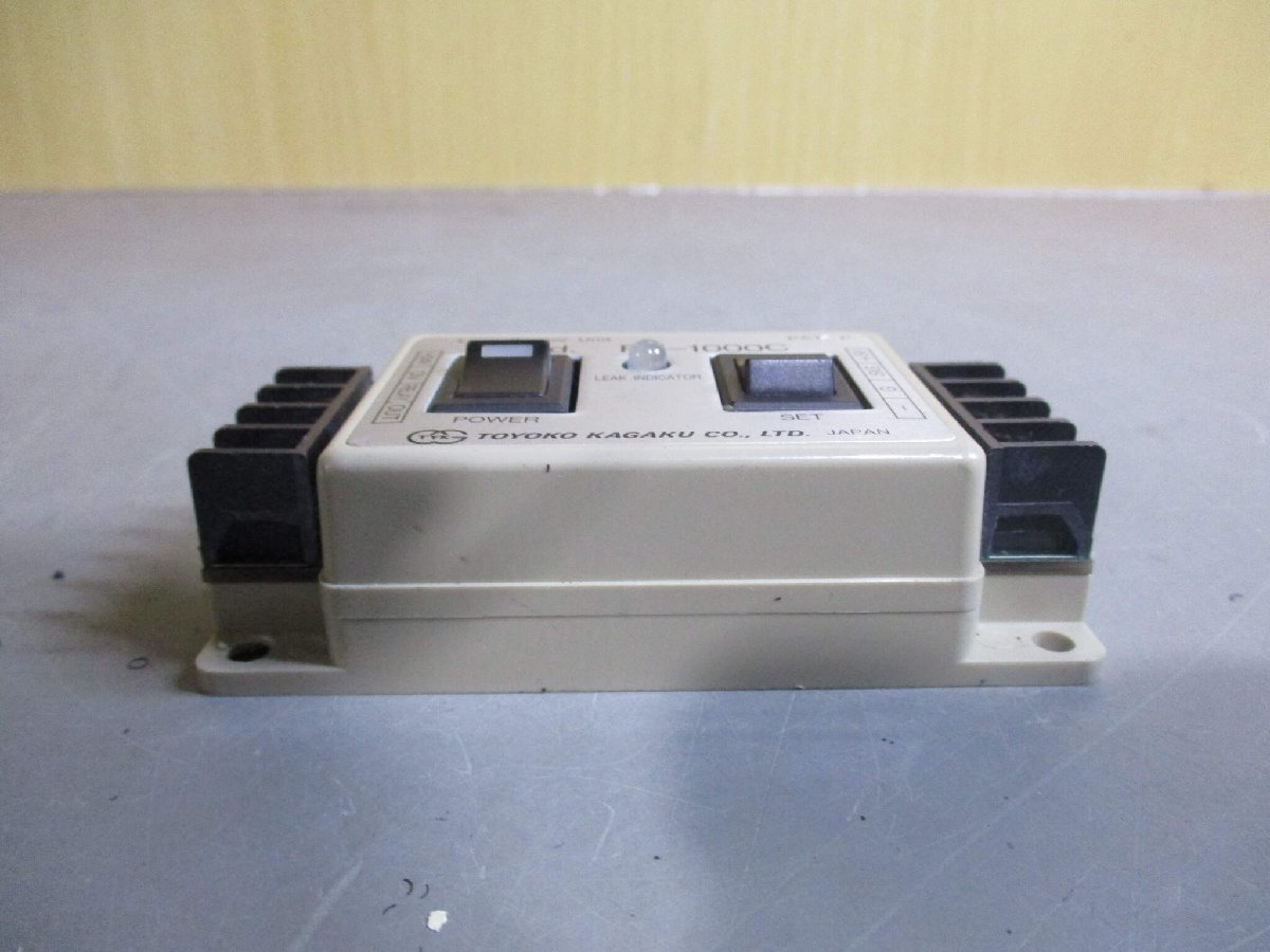 中古 TOYOKO KAGAKU Leak Sensor Unit RS-1000C 漏れセンサーユニット (JBFR51117B063)_画像2