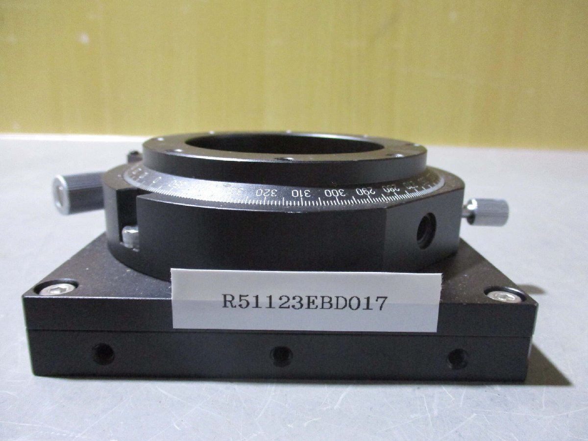中古 SIGMA KOKI シグマ光機 X軸 スチール ステージ (R51123EBD017) 中古 SIGMA KOKI シグマ光機 X軸 スチール ステージ (R51123EBD017)