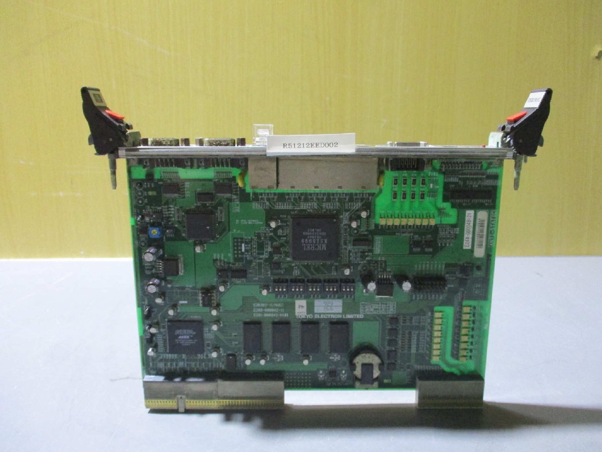 中古 TEL Tokyo Electron E2B302-11/NUEC E244-000048-21 VME ボード(R51212EED002)_画像5