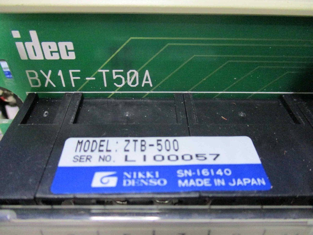 中古 IDEC BX1F-T50A I/Oターミナル 2個 (BAHR51103D027)_画像2