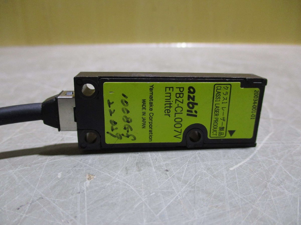 中古 AZBIL PBZ-CL007V 産業用エッジ測定センサー 2個 (R51123AFE022)_画像3