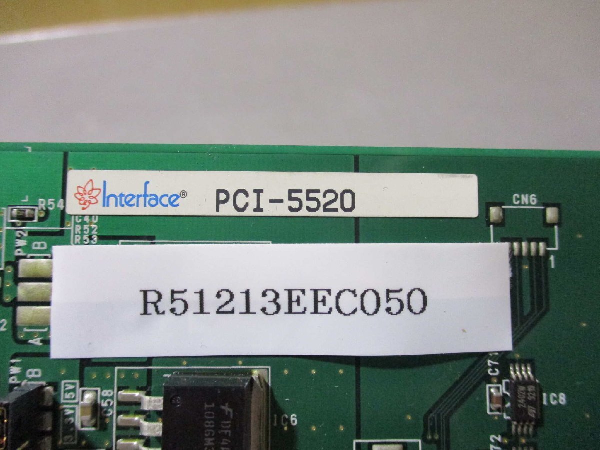 中古 インターフェイス PCI-5520(R51213EEC050)_画像4