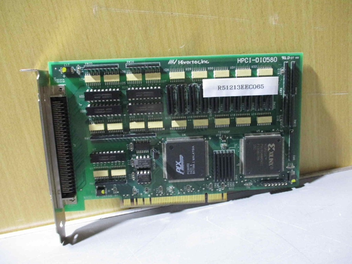 中古 Hivertec,inc HPCI-DI0580 絶縁型・デジタル入出力ボード(R51213EEC065)_画像1