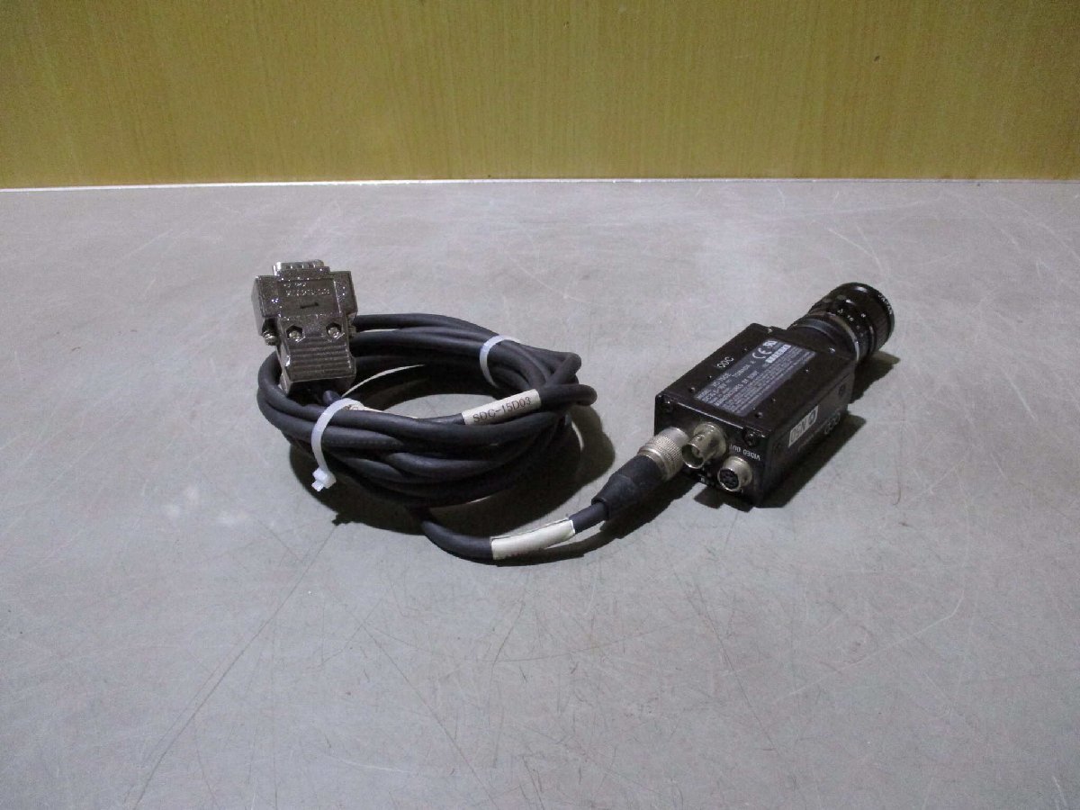 中古 SONY XC-75CE CCD Video Camera Module / TV LENS 50mm 1:1.8 (AAPR51125D127)_画像1