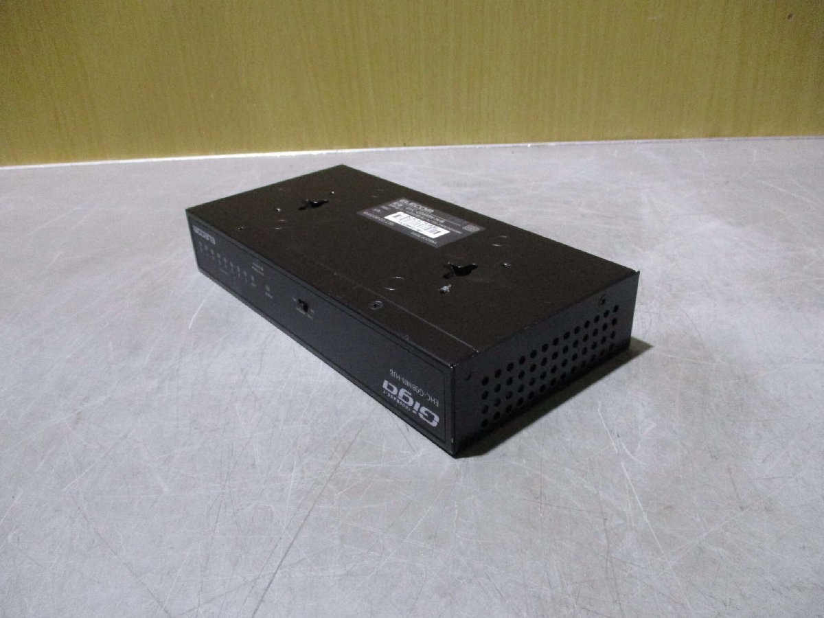 中古 Elecom EHC-G08MN-HJB 1000BASE-T対応 スイッチングハブ 2個 (JBQR51125C015)_画像9