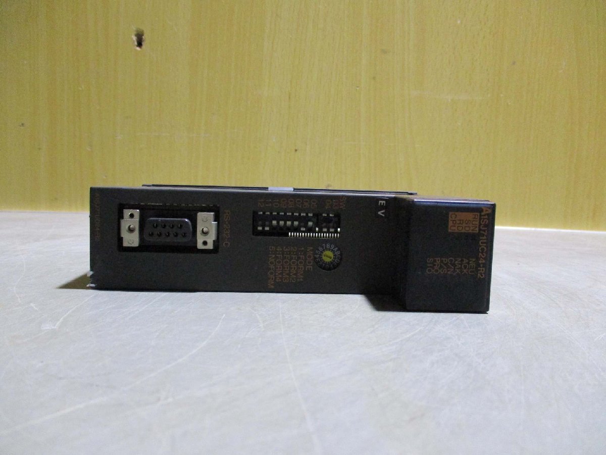 中古 MITSUBISHI RS-232-C UNIT A1SJ71UC24-R2 計算機リンクユニット 2個 (R50915BKE057)_画像7