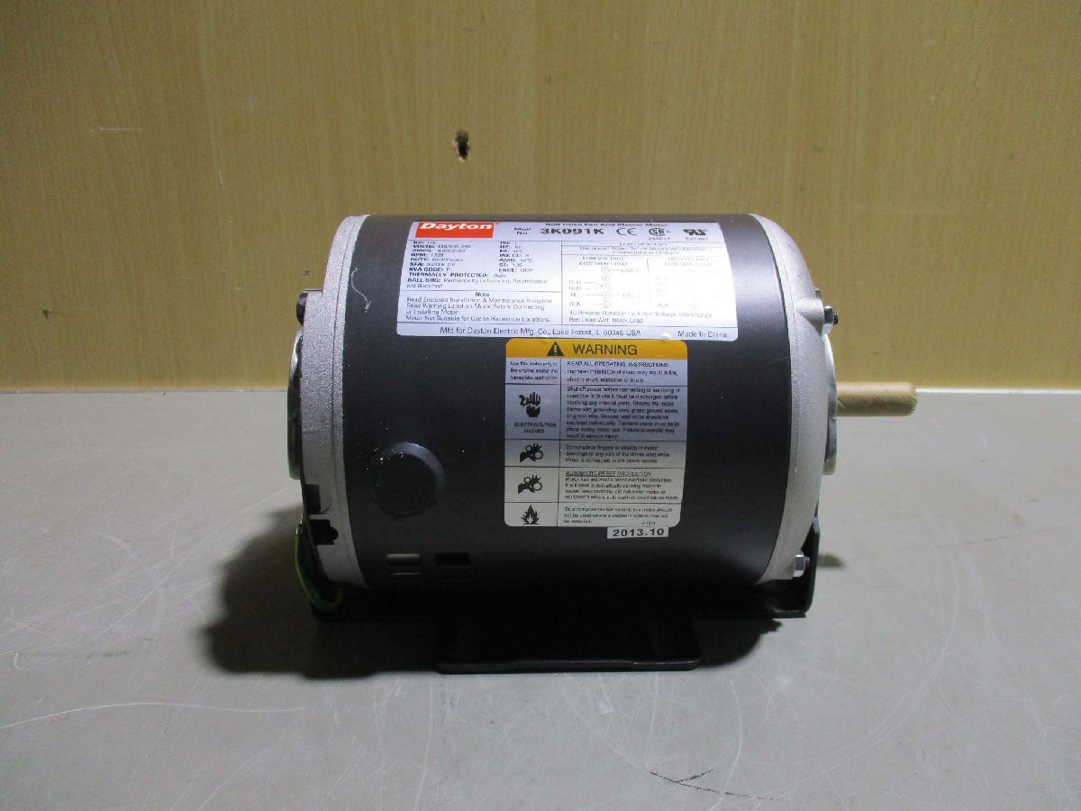 中古 DAYTON BELT DRIVE FAN AND BLOWER MOTOR 3K091K ベルトドライブファンとブロワーモーター (R50911JEB002)_画像2