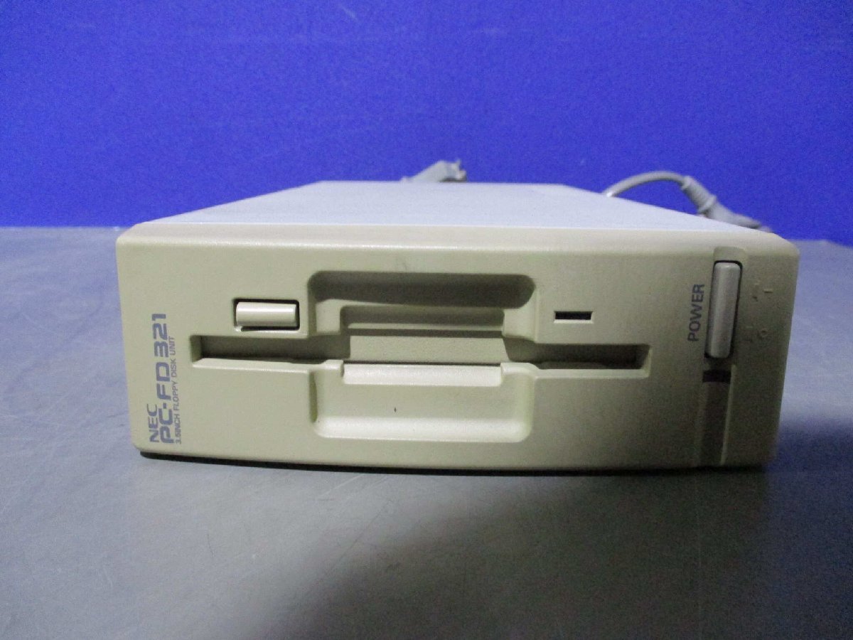中古 NEC マイクロフロッピィディスクユニット PC-FD321 通電OK (JBER51221B037)_画像5