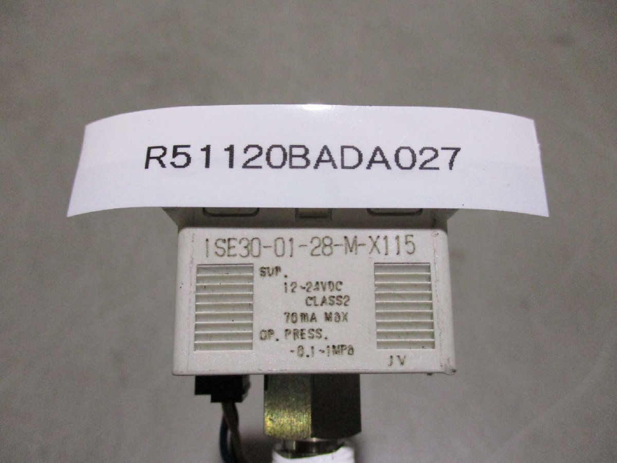 中古SMC DIGITAL DISPLAY pressure switch ISE30-01-28-M-X115 3個(R51120BADA027)_画像2