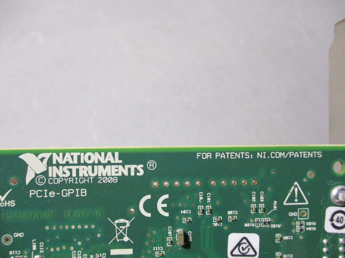 中古 NATIONAL INSTRUMENTS PCIE-GPIB NAT-PCIEGPIB(A) (R51215EFB131)_画像6