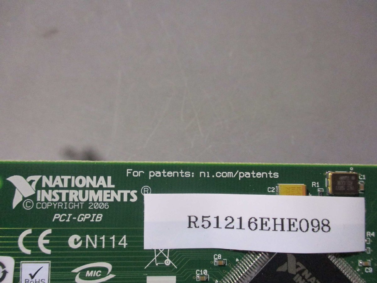 中古 NATIONAL INSTRUMENTS PCI-GPIB PCIボード(R51216EHE098)_画像4