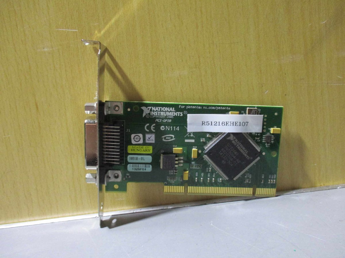 中古 NATIONAL INSTRUMENTS PCI-GPIB PCIボード(R51216EHE107)_画像1