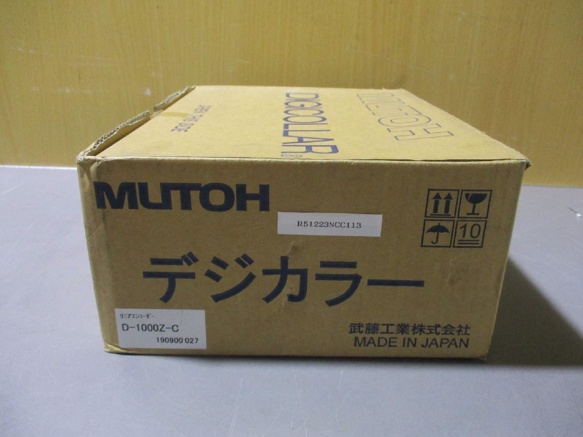 新古 MUTOH D-1000Z-C ワイヤ式リニアエンコーダー (R51223NCC113)_画像1