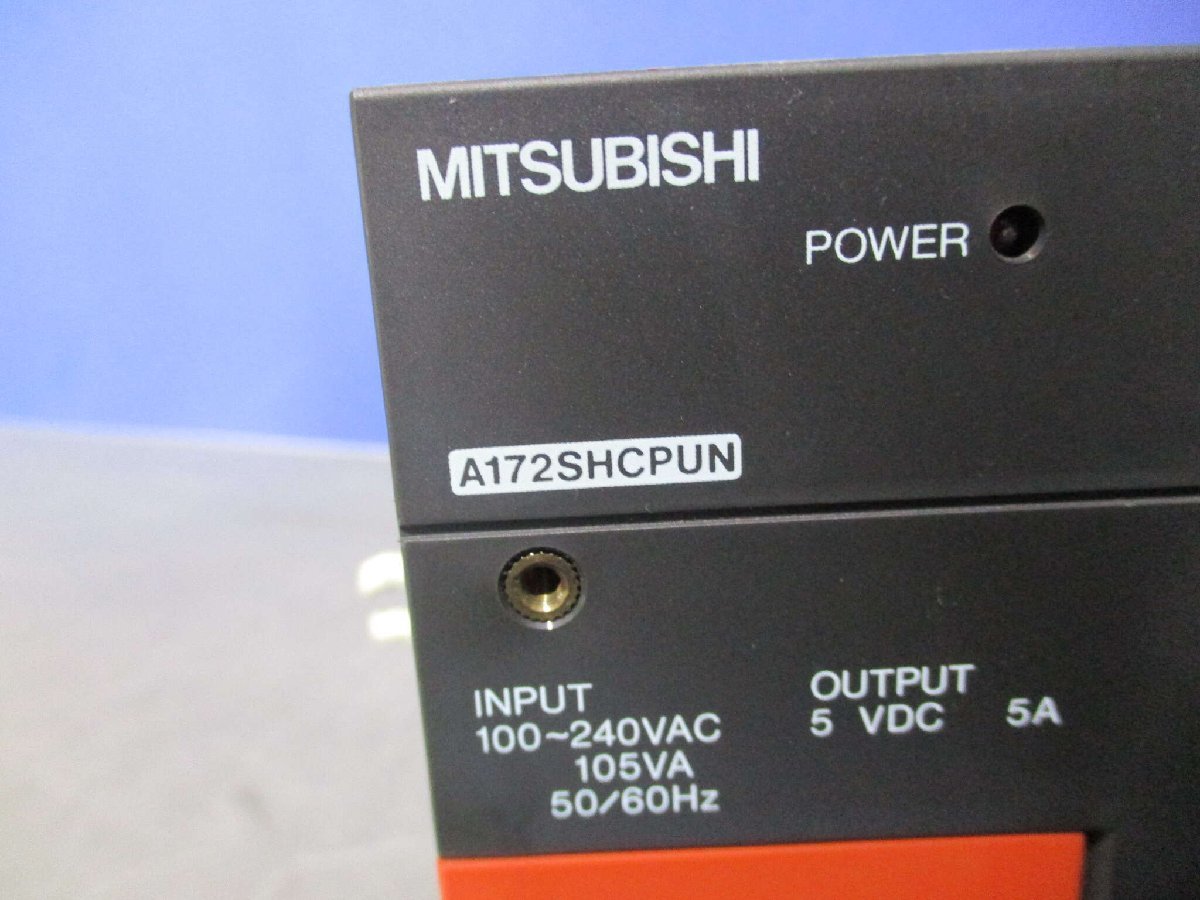 中古 MITSUBISHI A178B/A172SHCPUN/A1SH42/A172SENC/A1S64TCTTBW-S1*3/A1SJ71BR11(BAJR51226B181)_画像9