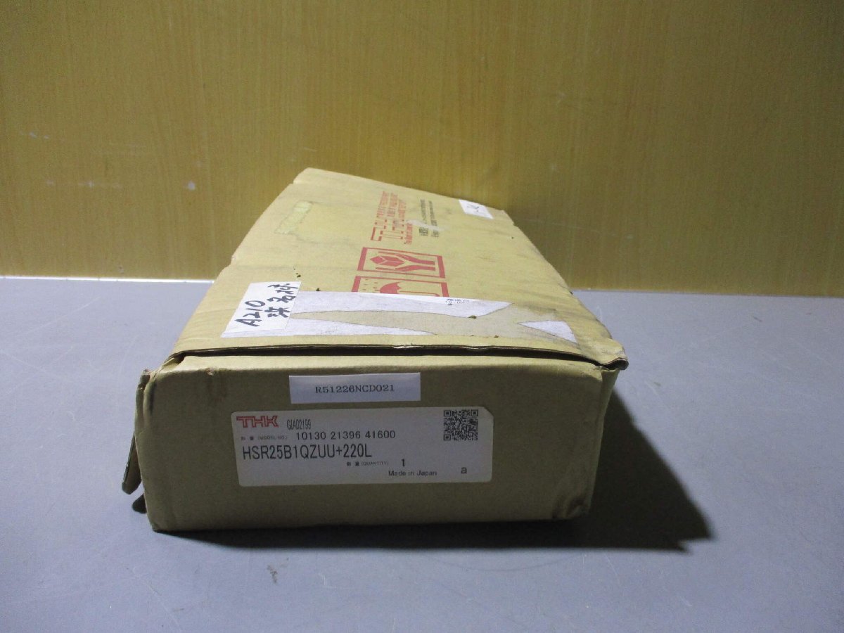 鳶口 新古 THK HSR25B1QZUU+220L LINEAR MOTION GUIDE, 340 MM RAIL