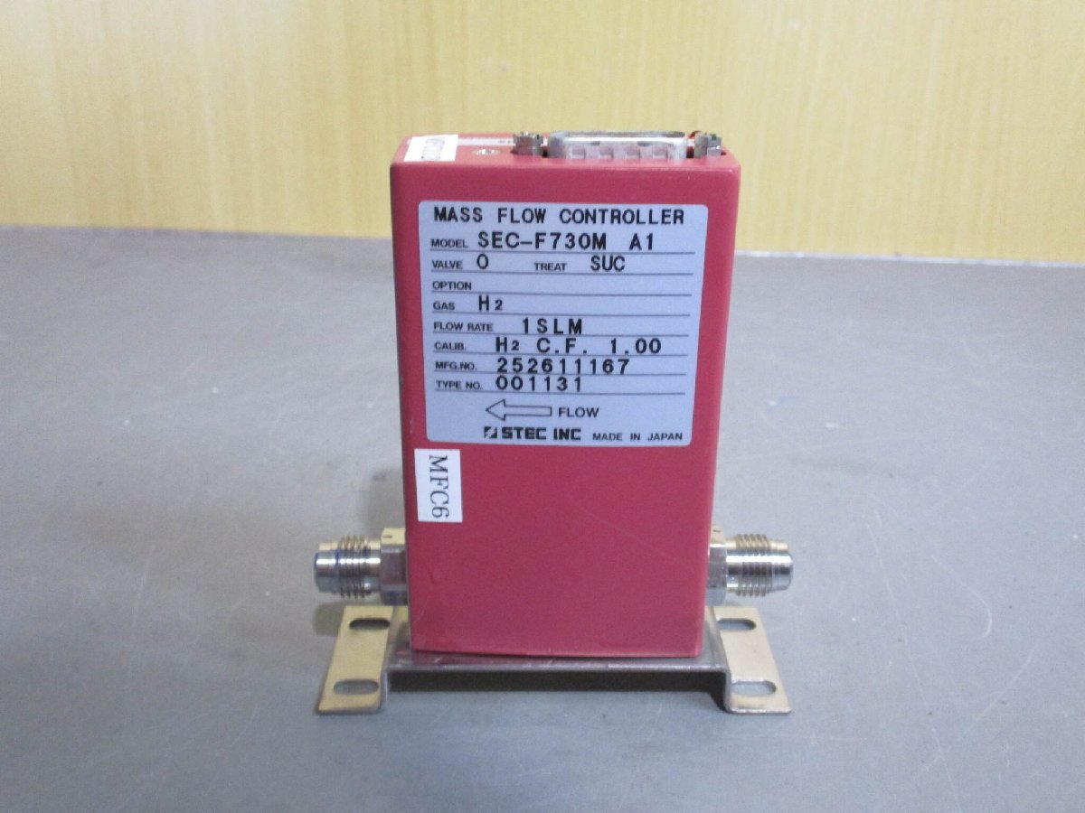 中古HORIBA MASS FLOW CONTROLLER SEC-F730M A1 1SLM(MASR51206C086) 中古HORIBA MASS FLOW CONTROLLER SEC-F730M A1 1SLM(MASR51206C086)