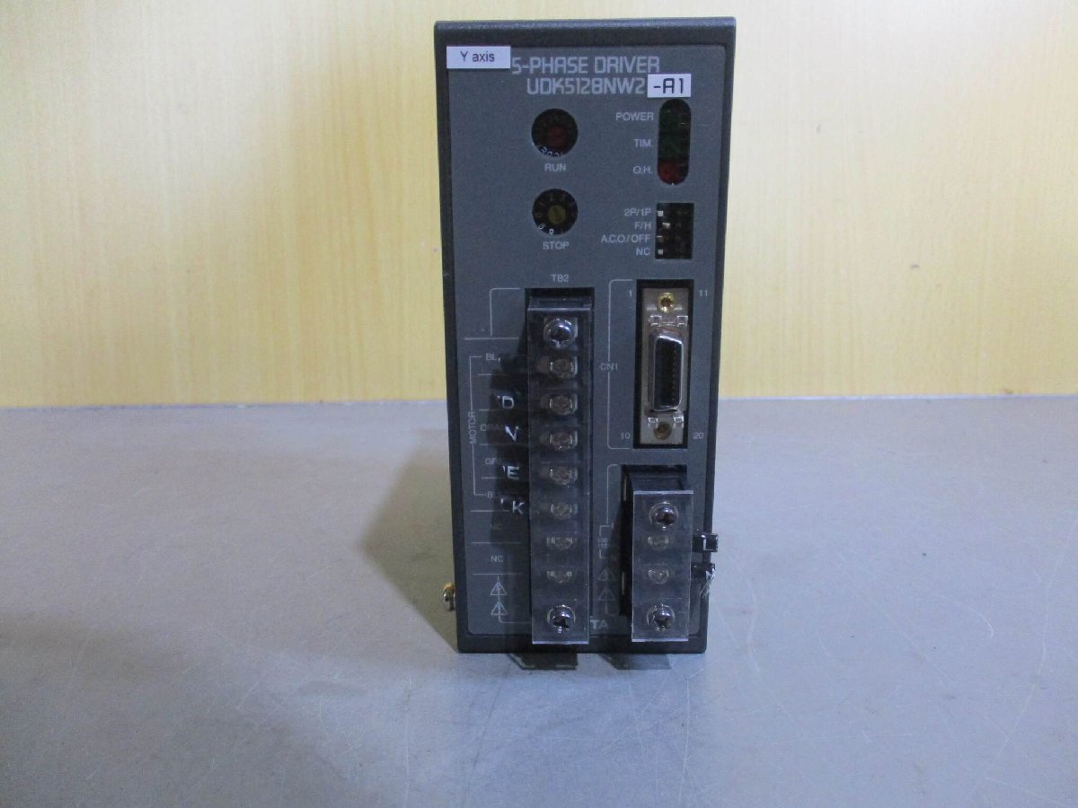 中古 ORIENTAL MOTOR UDK5128NW2-A1 5-Phase Driver Oriental Motor Driver 100/115VAC 8A(LBGR60106B005)_画像3