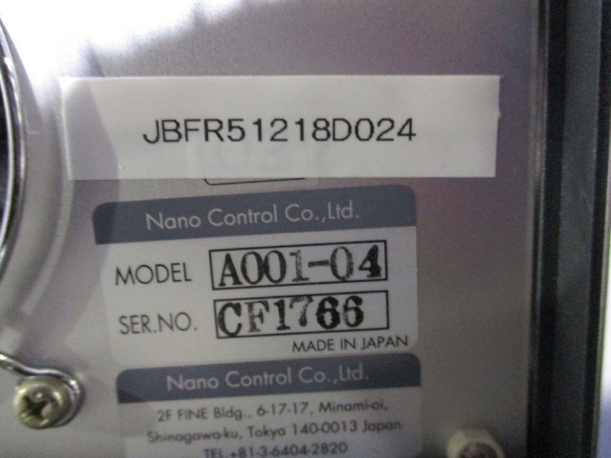 中古 NANO CONTROL A001-04(JBFR51218D024)_画像2