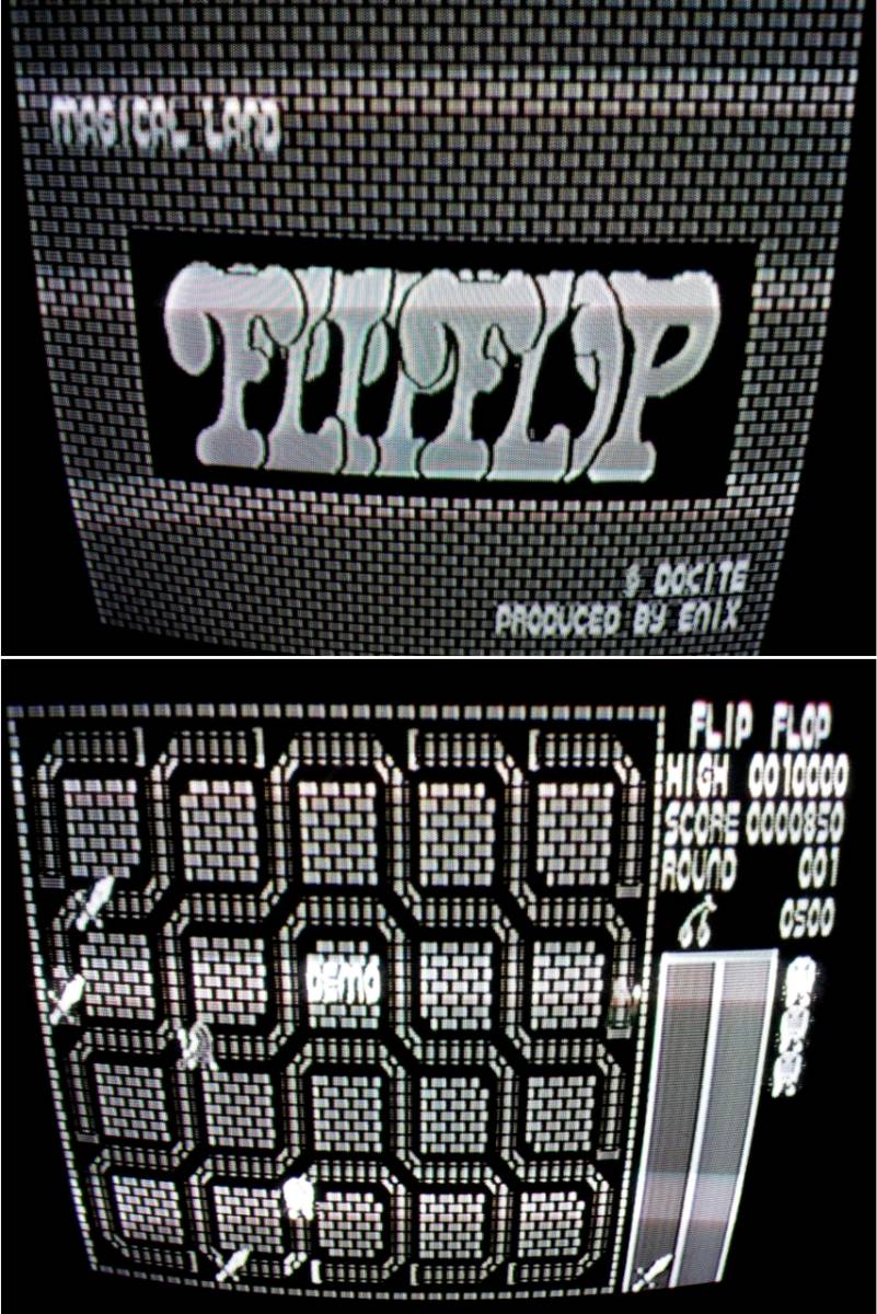 FM-7　フリップフロップ カセットテープ版 箱説付き　エニックス　FLIP FLOP　ENIX_画像1
