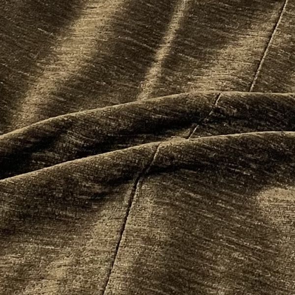 最高級 LANVIN ランバン【上品な艶感】総シルク テーラードジャケット ブラウン 48/L相当 ロゴ刻印金釦 極美品 絹100% A049_画像10