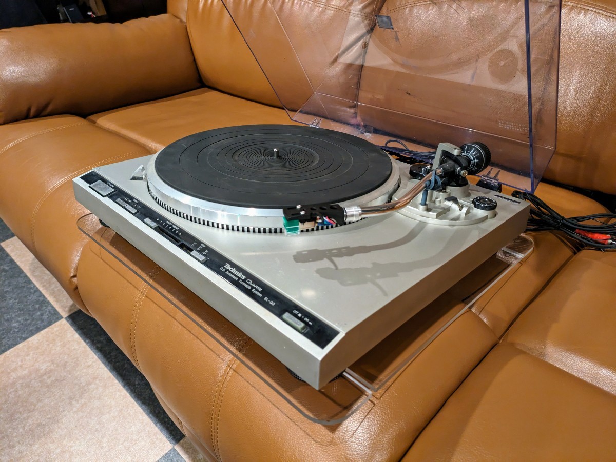 メンテナンス済 Technics SL-Q3 新品カートリッジ フルオートレコードプレーヤー クォーツ ダイレクトドライブ_画像4