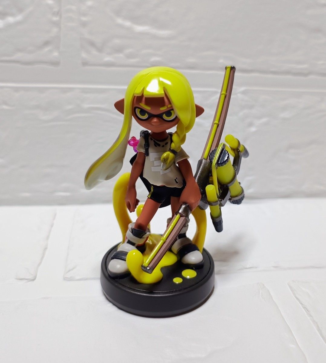 Splatoon3　ガール　イエロー　amiibo　インクリング　スプラトゥーン3　アミーボ　イカガール　黄　トライストリンガー