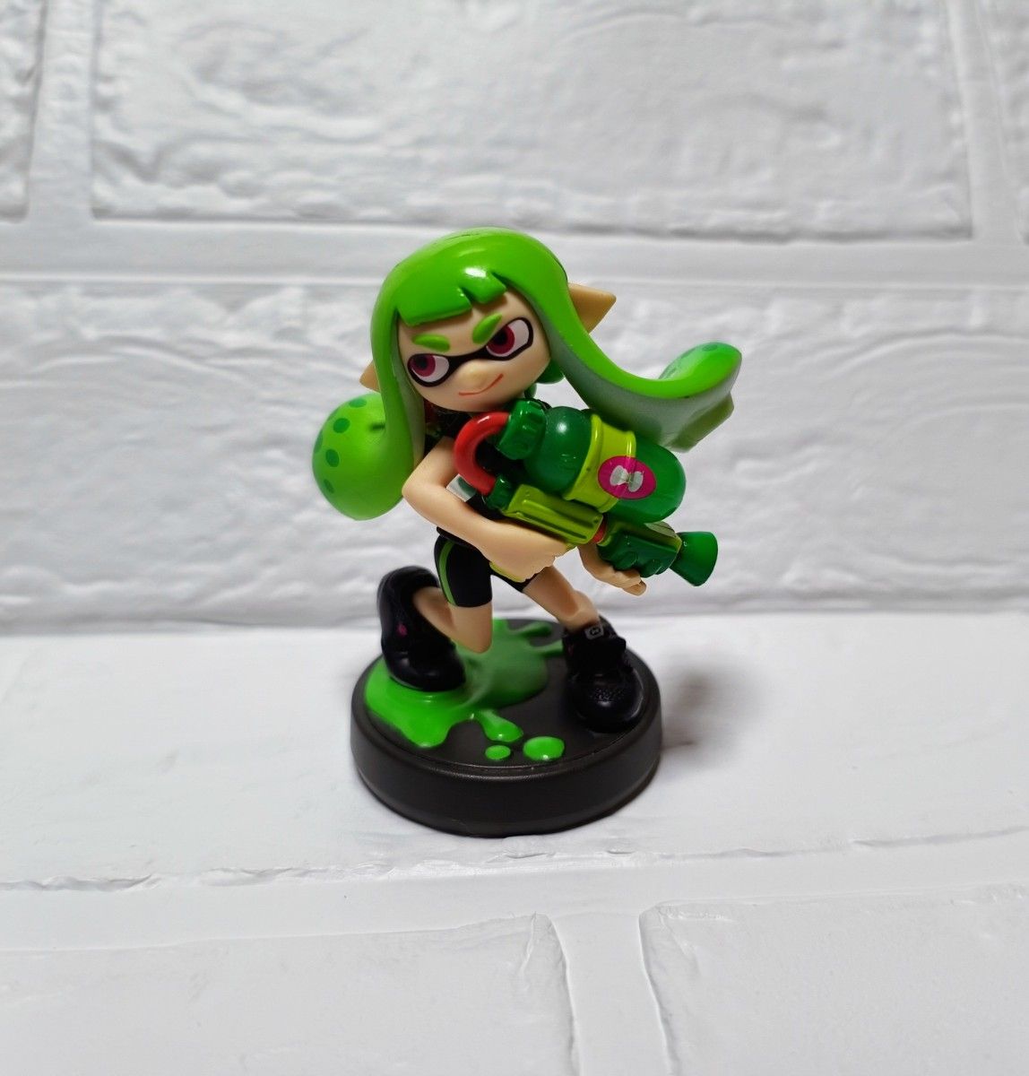 スプラトゥーン　amiibo　ガール　限定カラー　ライムグリーン　インクリング　Splatoon　アミーボ　限定色