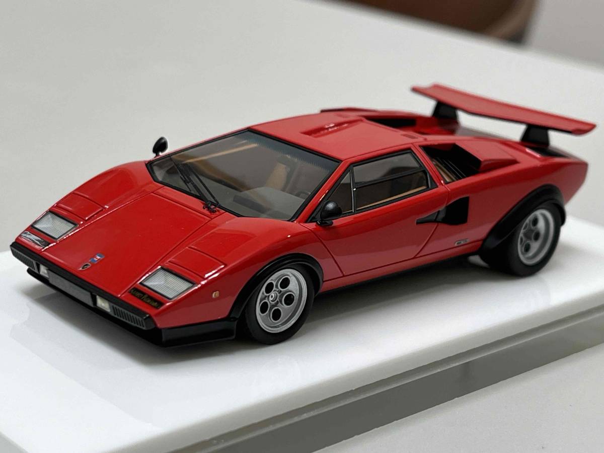 メイクアップ-SCISSOR DOORS Exclusive- EIDOLON 1/43 Lamborghini Countach LP400/500S Ch.1120148 Walter Wolf　Garage Auto Roman 1977_画像2