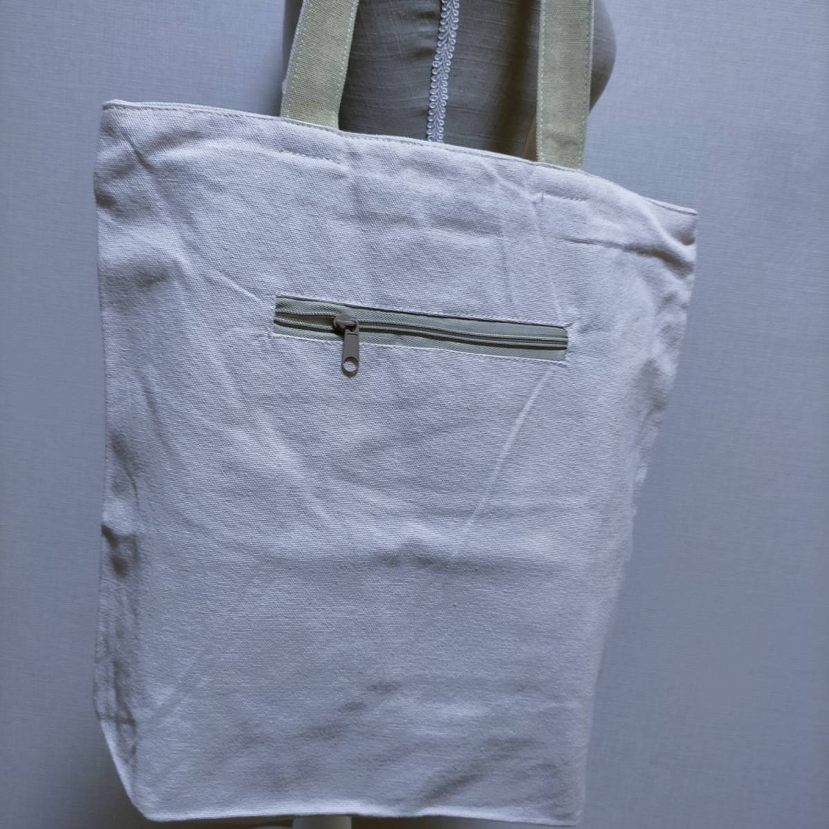 [ bee crack. mike cat ] tote bag fastener attaching inset attaching shoulder bag canvas canvas tote bag three wool cat 