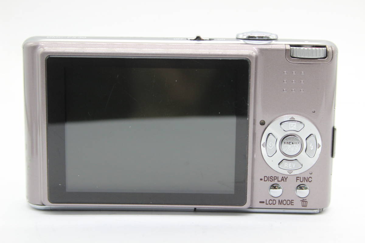 【返品保証】 パナソニック Panasonic LUMIX DMC-FX30 バッテリー付き コンパクトデジタルカメラ s5407の画像4