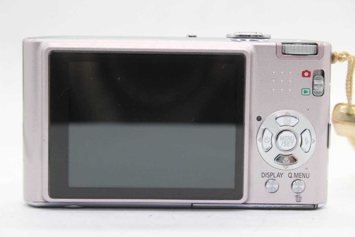 【美品 返品保証】 パナソニック Panasonic LUMIX DMC-FX35 ピンク バッテリー ケース付き コンパクトデジタルカメラ s5408_画像4