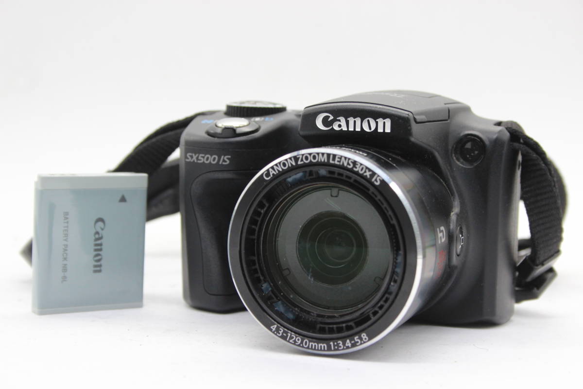 【返品保証】 キャノン Canon PowerShot SX500 IS 30x バッテリー付き コンパクトデジタルカメラ s5453_画像1