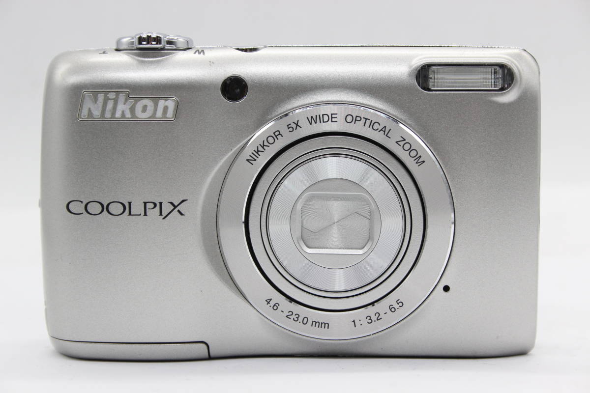 【美品 返品保証】 【便利な単三電池で使用可】ニコン Nikon Coolpix L26 Nikkor 5x Wide コンパクトデジタルカメラ s6136_画像2