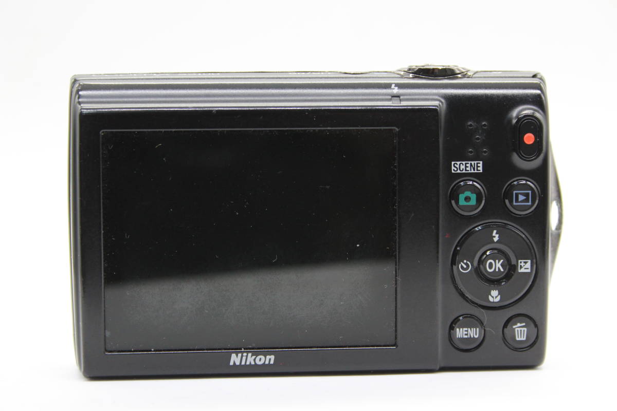 【返品保証】 ニコン Nikon Coolpix S5100 ブラック 5x Wide バッテリー付き コンパクトデジタルカメラ s6144_画像4