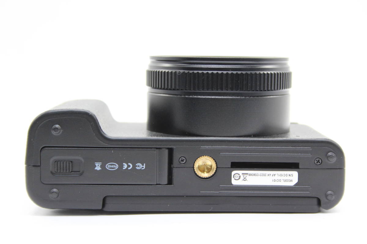 【極美品 返品保証】 【元箱付き】Digital Camera DC101 ブラック 4K Cmos 16x バッテリー付き コンパクトデジタルカメラ s6157_画像8