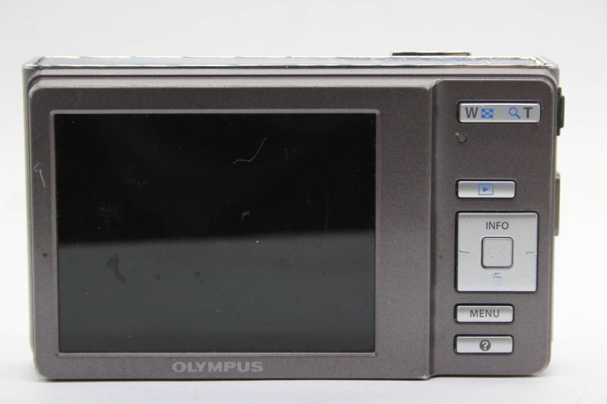 【返品保証】 オリンパス Olympus FE-4020 ホワイト 4x Wide バッテリー付き コンパクトデジタルカメラ s6177_画像4