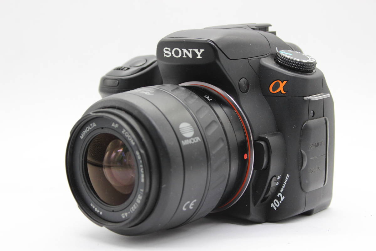 【返品保証】 ソニー Sony α200 MINOLTA AF ZOOM 35-70mm F3.5-4.5 デジタル一眼 s6186